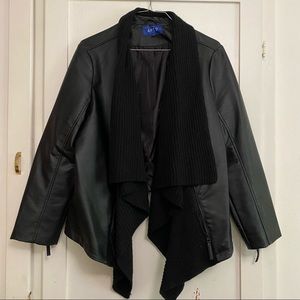 Apt 9 vegan leather plus size jacket.